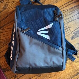 Easton Blue and Gray Boys Bat Backpack